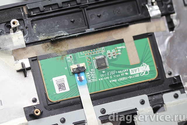 ремонт платы ноутбука