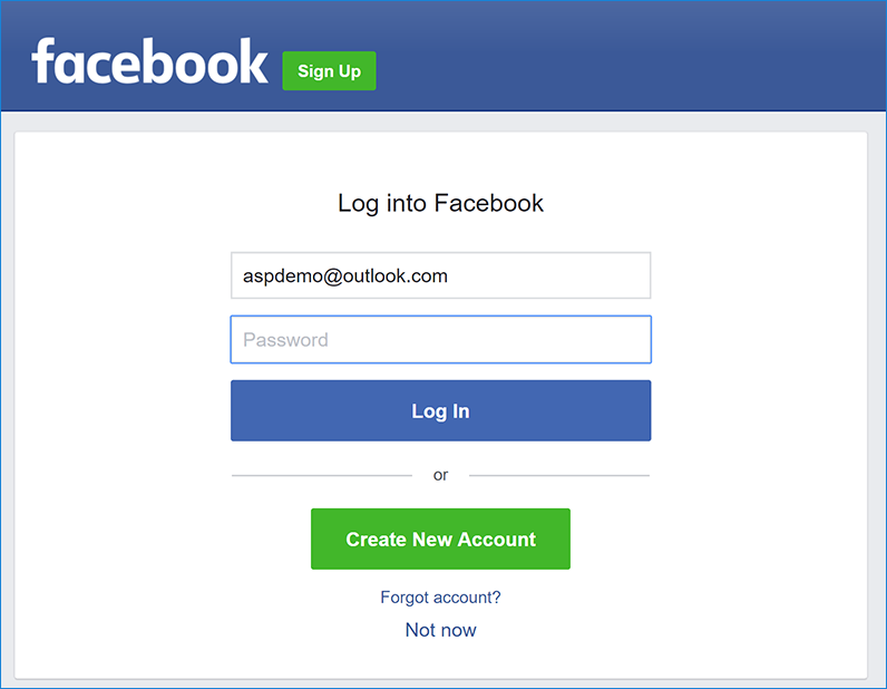 Login in login facebook in facebook logo/fbfordevelopers