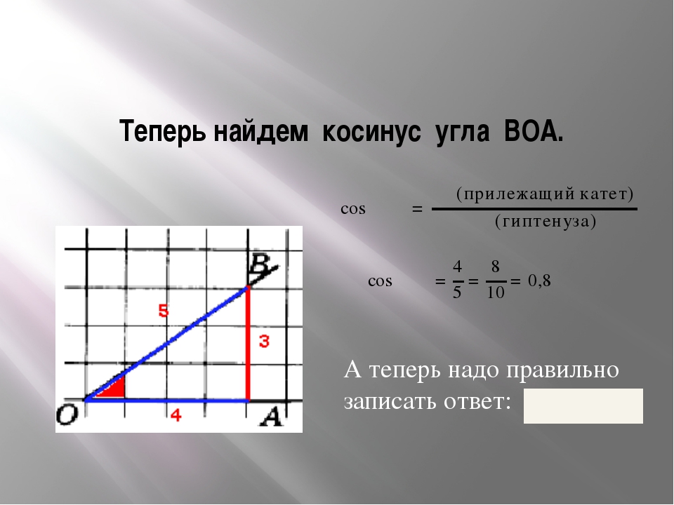 Найдите синус угла на рисунке. Как найти косинус угла. Какинайти косинус угла. Как найти косинус угла по клеточкам. Как находится косинус угла.