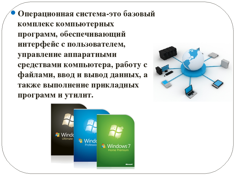 Презентация по информатике виды операционных систем