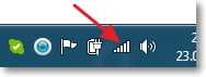 Ноутбук подключен к Wi-Fi