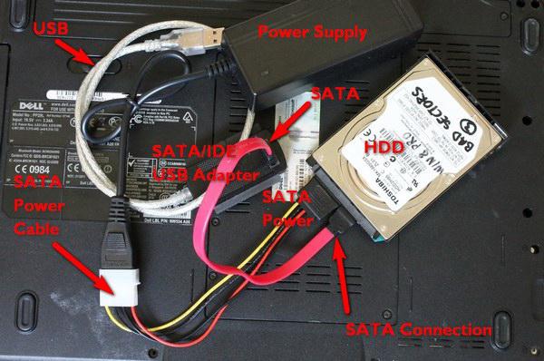 Как подключить жесткий диск к компьютеру через док станцию