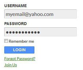 username or email 