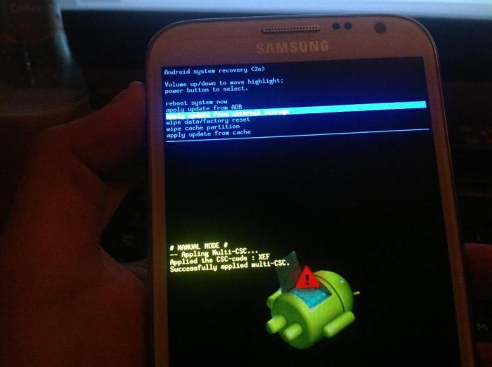 как восстановить андроид через рекавери