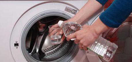 как почистить стиральную машину от запаха уксусом