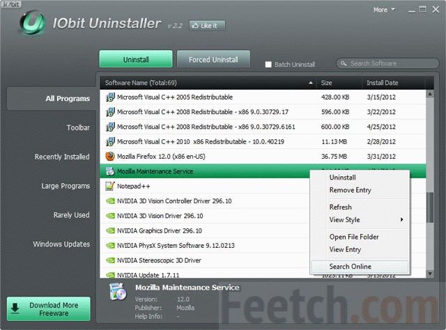 iobit uninstaller