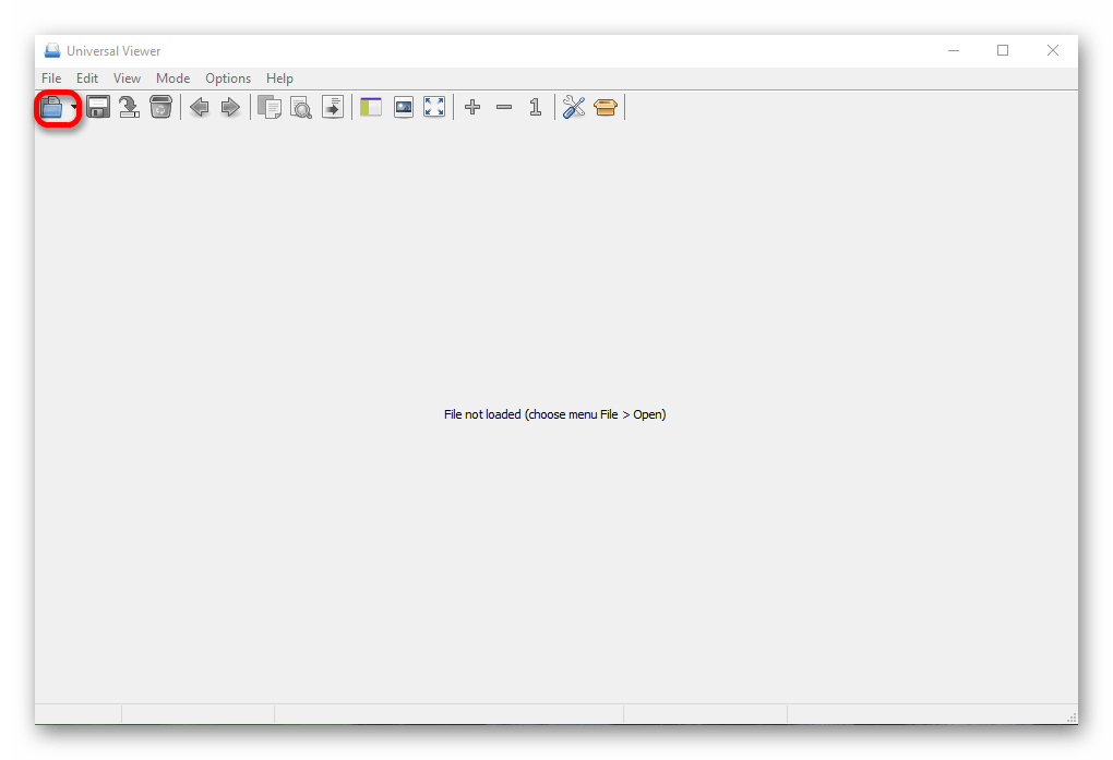 Пиктограмма Открыть