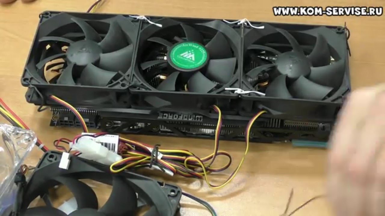 Почему не крутятся вентиляторы на видеокарте rx 570