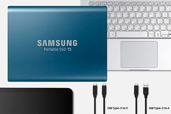 Samsung Portable SSD T5: фото