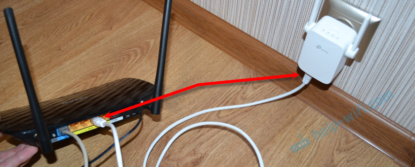 Подключение Wi-Fi репитера TP-Link к роутеру