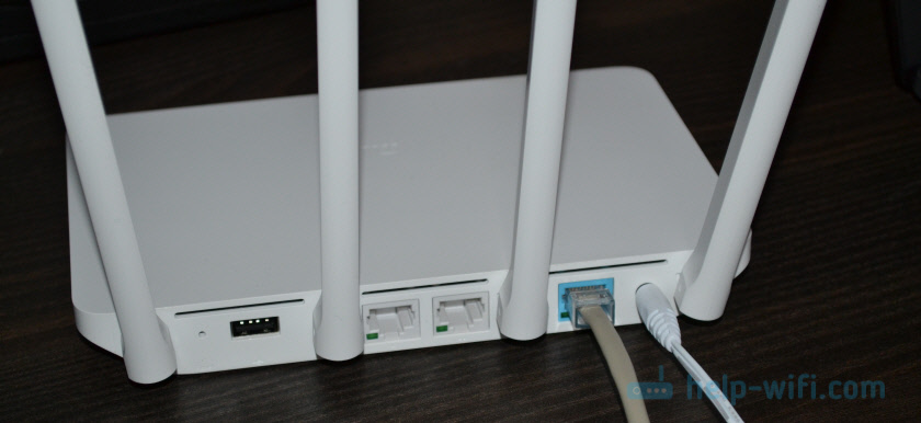 Поклонение интернета (WAN) к Mi Wi-Fi Router 3