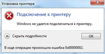 Windows не удалось подключится к принтеру. Отказано в доступе