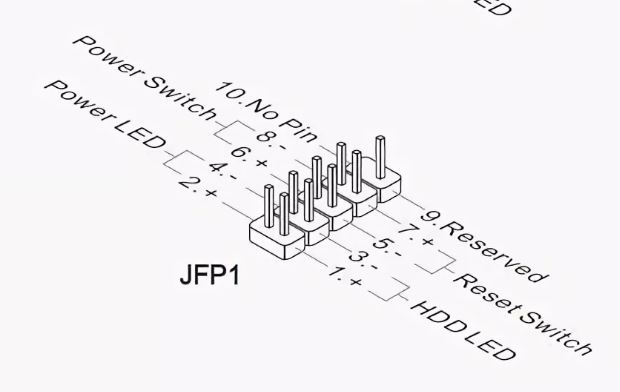 Распиновка jfp1