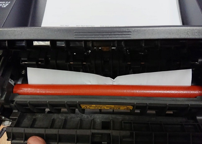 Замятие листа