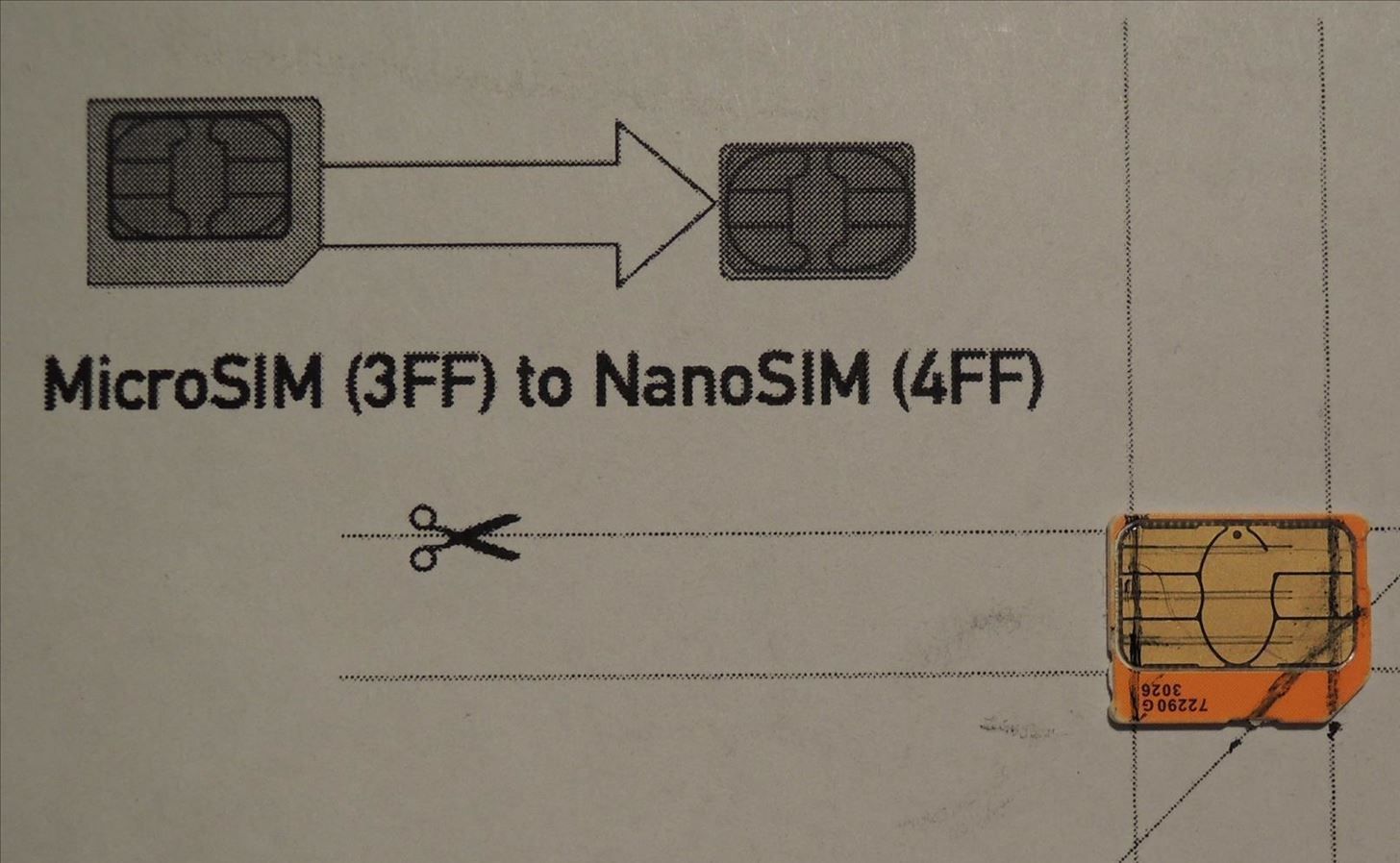 Как обрезать микро сим до нано сим