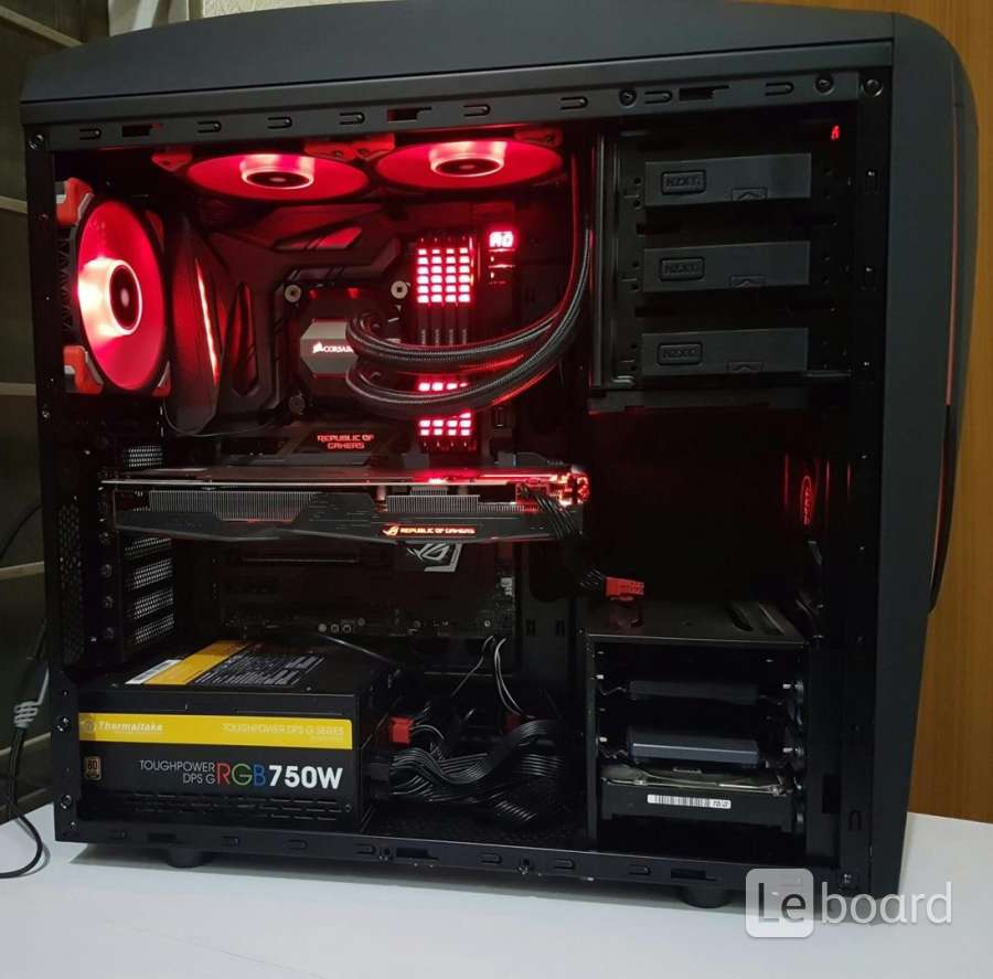 Компьютер самому. Компьютерный корпус NZXT Phantom 240 Black. Сборка ПК. Мощный компьютер внутри. Собранный компьютер.