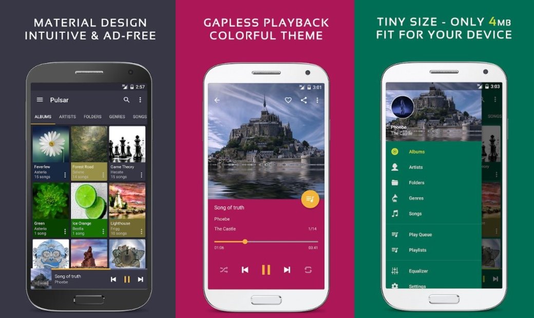 Аудиоплееры для Android - лучшие музыкальные плееры, бесплатные приложения для прослушивания музыки 