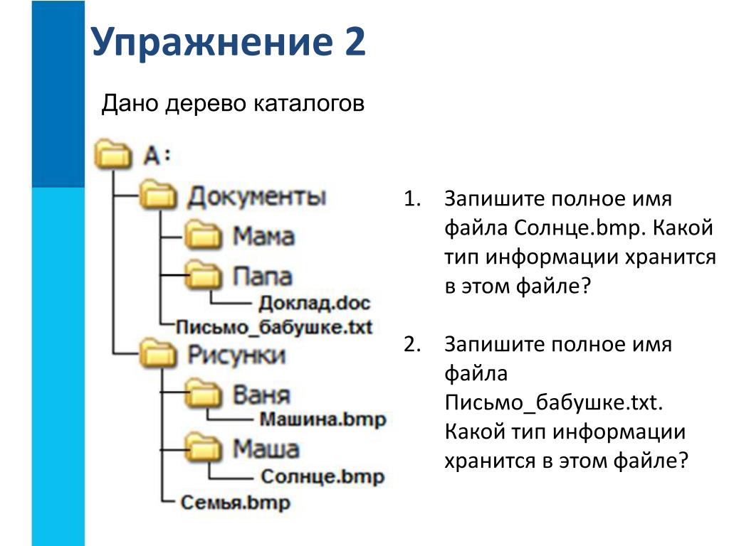 Структура проекта по информатике