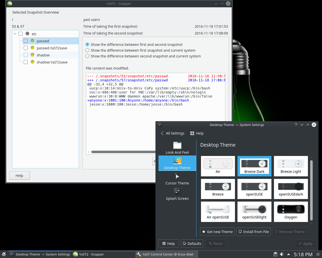 Yast Linux. CRUNCHBANG++. OPENSUSE Tumbleweed install Snapper. TRUEOS. Стабильная linux
