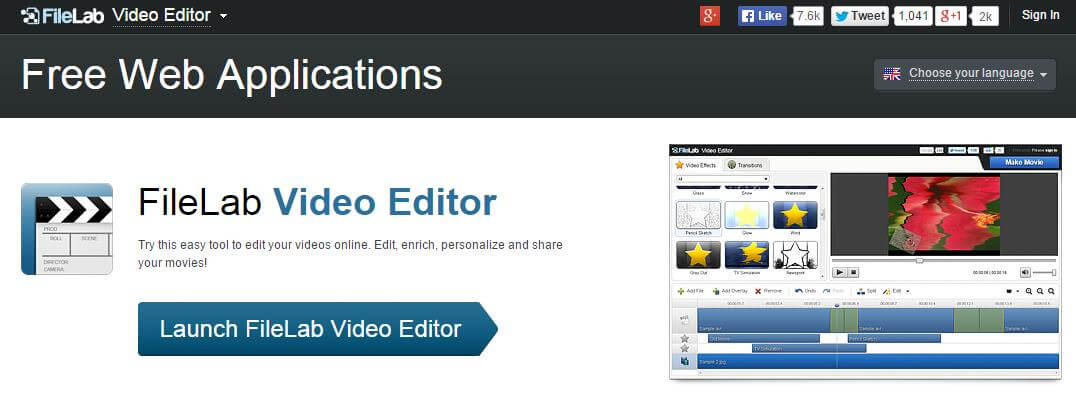 online video editor effects