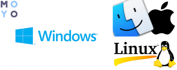 операционные системы Windows, MacOS, Linux