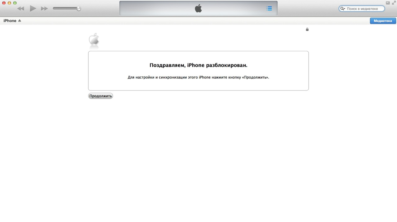 Установка iOS 8 завершена
