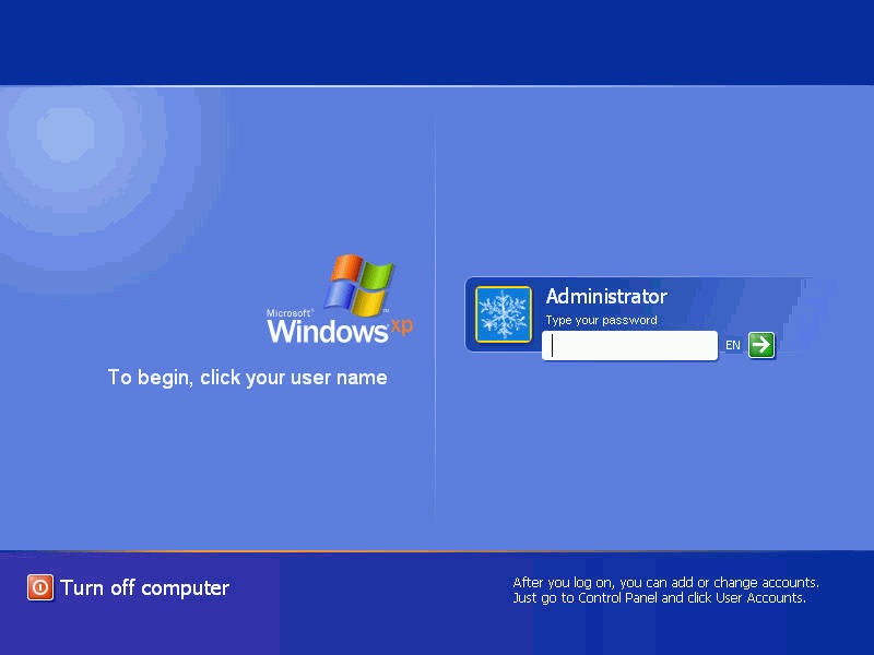 Как войти под учетной записью Администратор в Windows XP