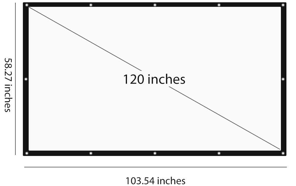 120 диагональ сколько. 120 Дюймов экран для проектора в сантиметрах. 120 Дюймов экран для проектора Размеры в сантиметрах. Диагональ экрана 120 дюймов. 120 Дюймов диагональ ширина.