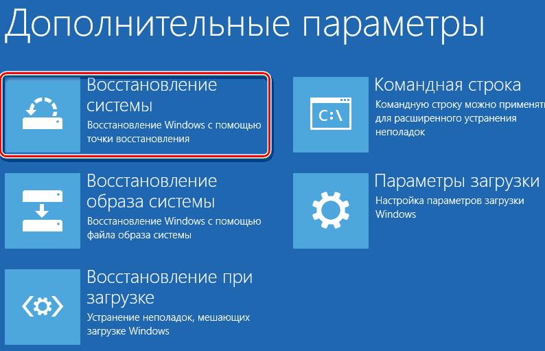 Восстановление системы Windоws 8