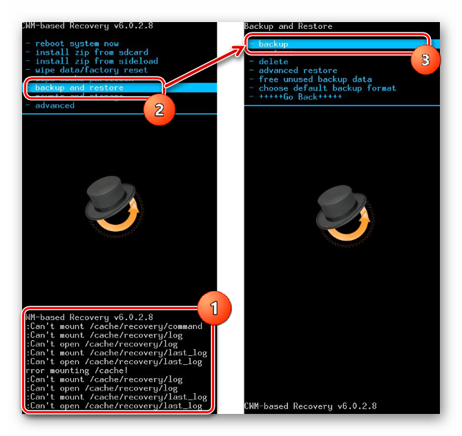 CWM backup and restore