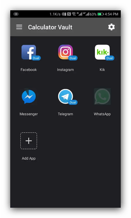 Программа для скрытия приложений для Андроид Calculator Vault