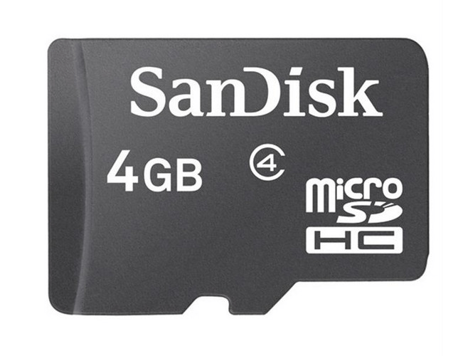 Пример MicroSD карты памяти для телефона на Android
