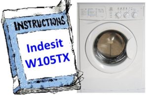 инструкция к Indesit W105TX