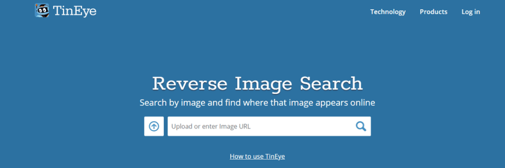 проверить картинку на уникальность онлайн сервисом TinEye страница поиска