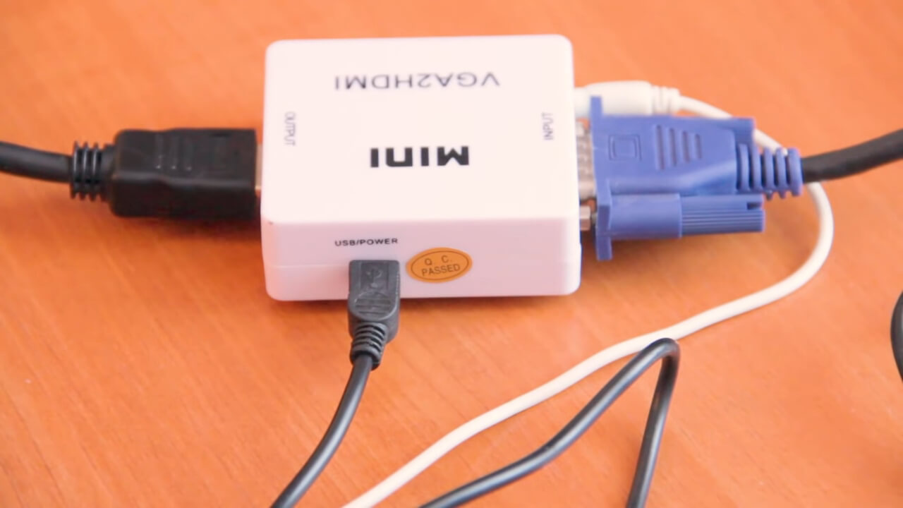 Как подключить vga монитор к hdmi