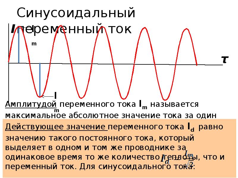 Переменный ток и постоянный ток презентация