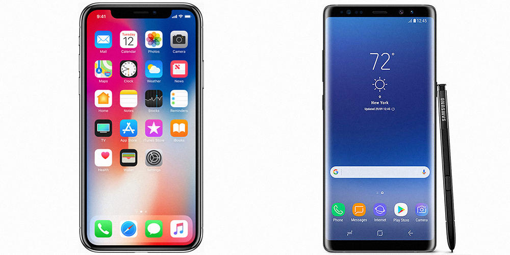 Сравнение Samsung и iPhone