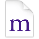 Иконка формата файла m