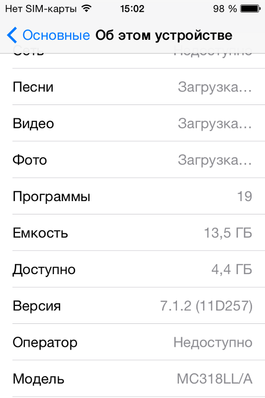 Айфон 7 сколько памяти