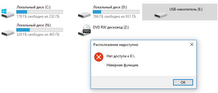 Флеш карта не определяется компьютером как восстановить