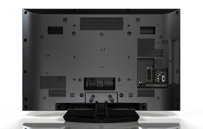 Вид Sony Bravia сзади