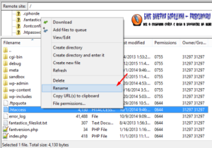 Rename htaccess File