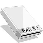 Отформатировать внешний жесткий диск в FAT32