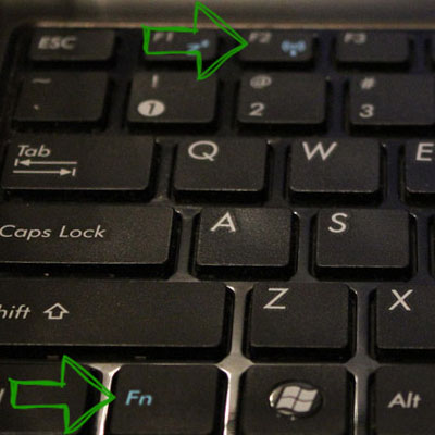 Включение Wi-Fi на ноутбуке с помощью клавиш