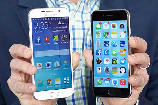 Samsung S6 против Iphone 6