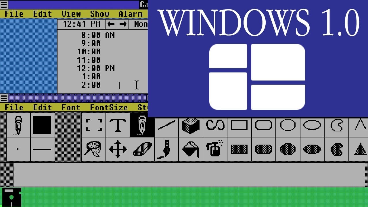 Интерфейс Windows 1.0