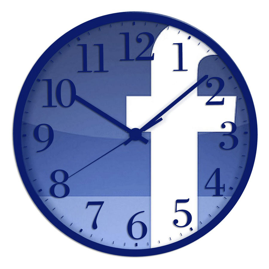 часы с логотипом facebook