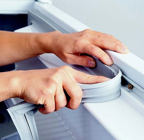 Монтаж нового уплотнителя