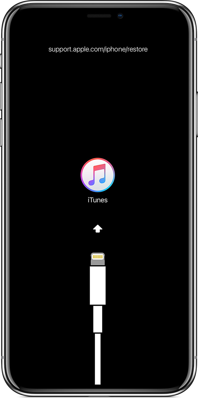 connect to iTunes screen