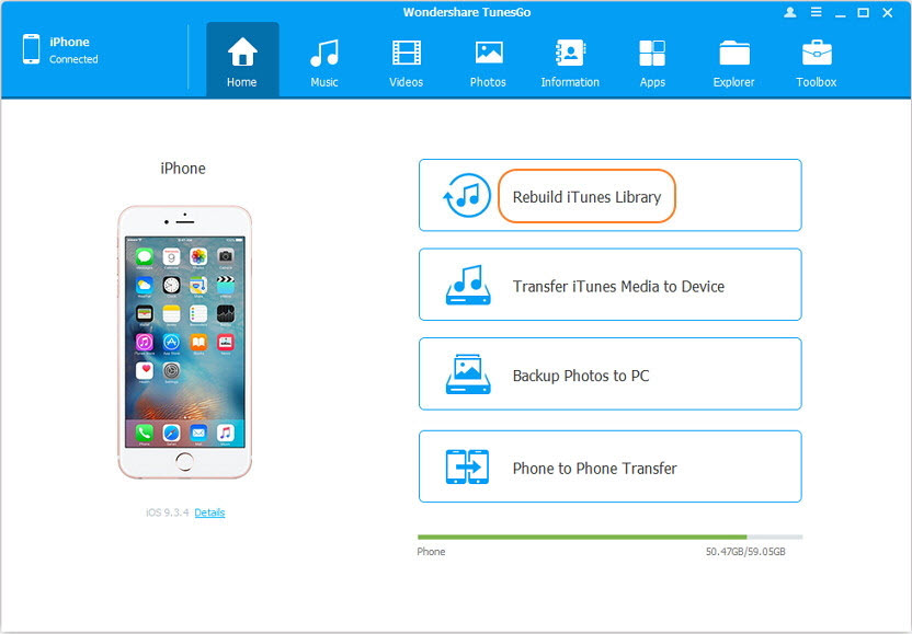 Transfer contacts from iPhone to Android